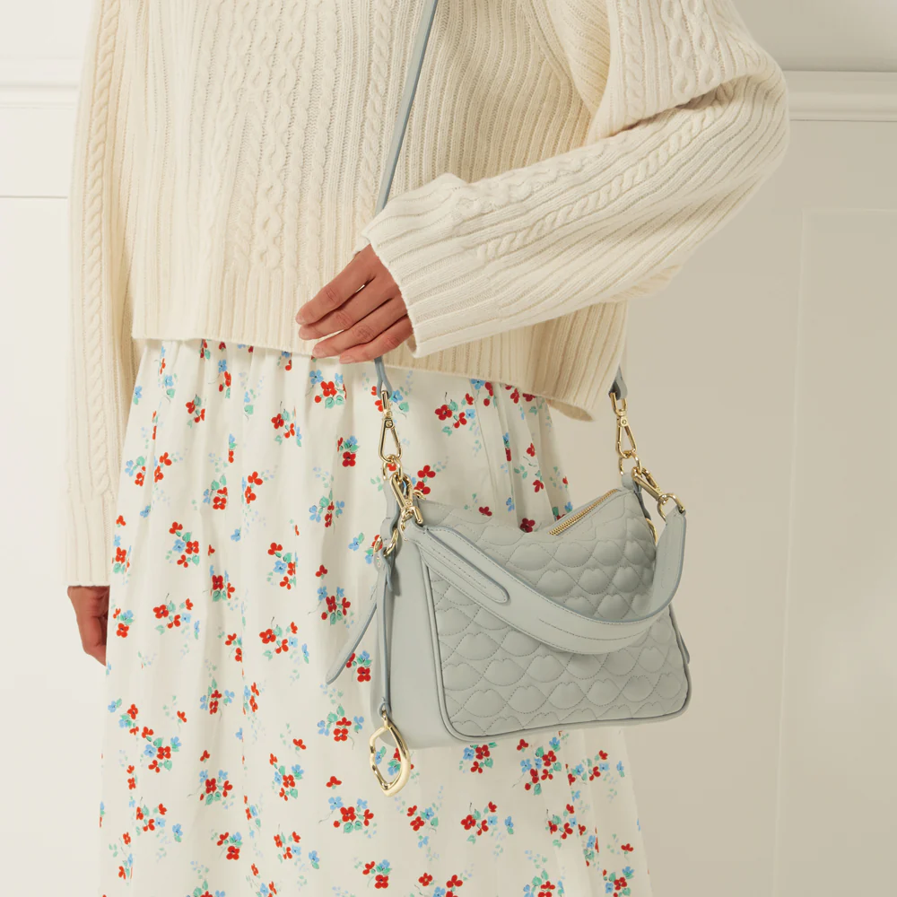 SHAGREEN QUILTED LIP LEATHER CALLIE CROSSBODY BAG - Image 9