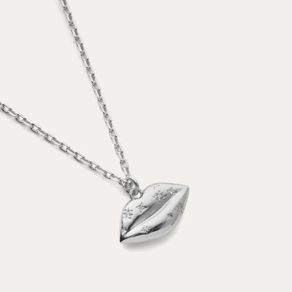 STERLING SILVER COSMIC PENDANT NECKLACE - Image 3