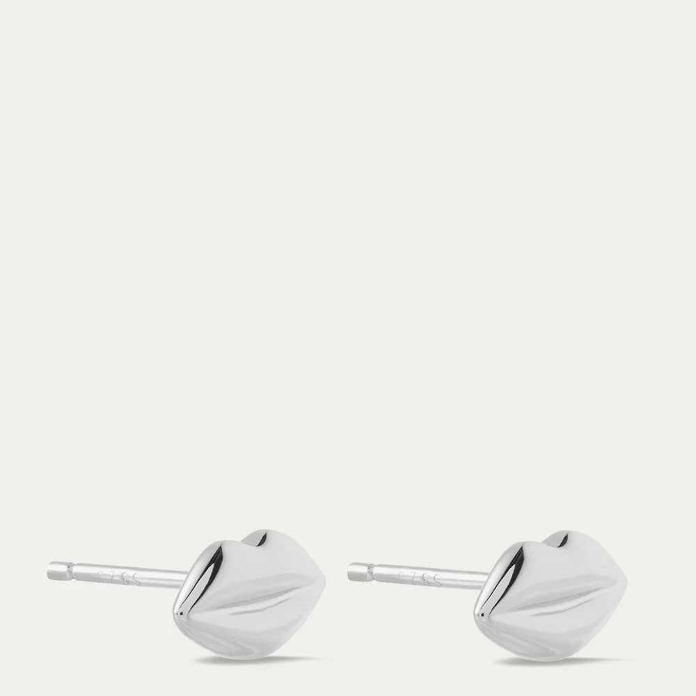 SILVER LIP TOTE & LUNA STUD EARRING GIFT SET - Image 4