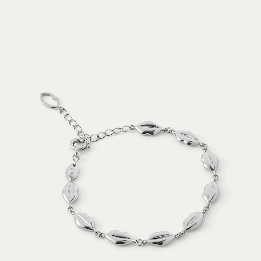 STERLING SILVER LUNA LIP BRACELET - Image 3
