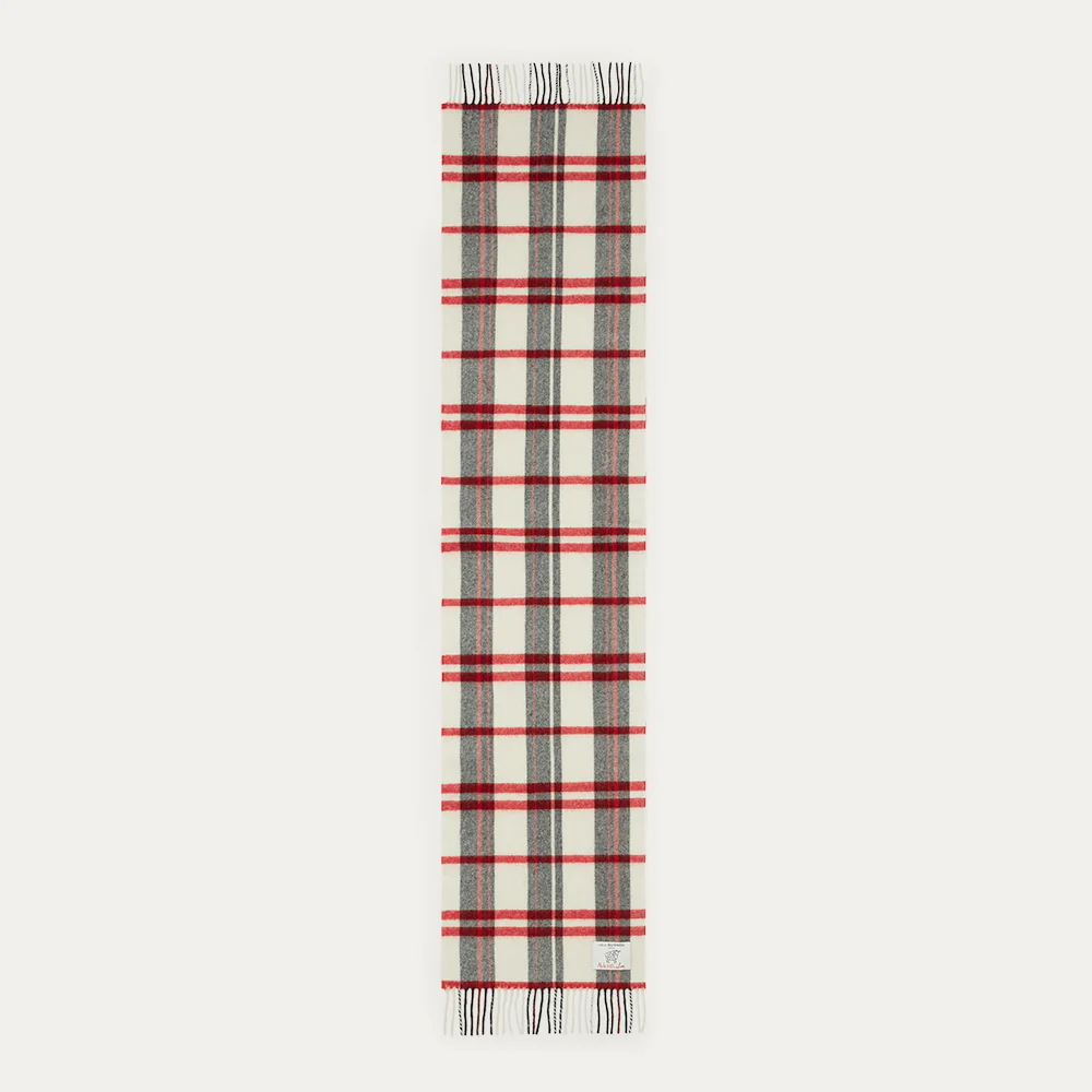 LULU TARTAN LARGE WOOL SCARF - Image 2