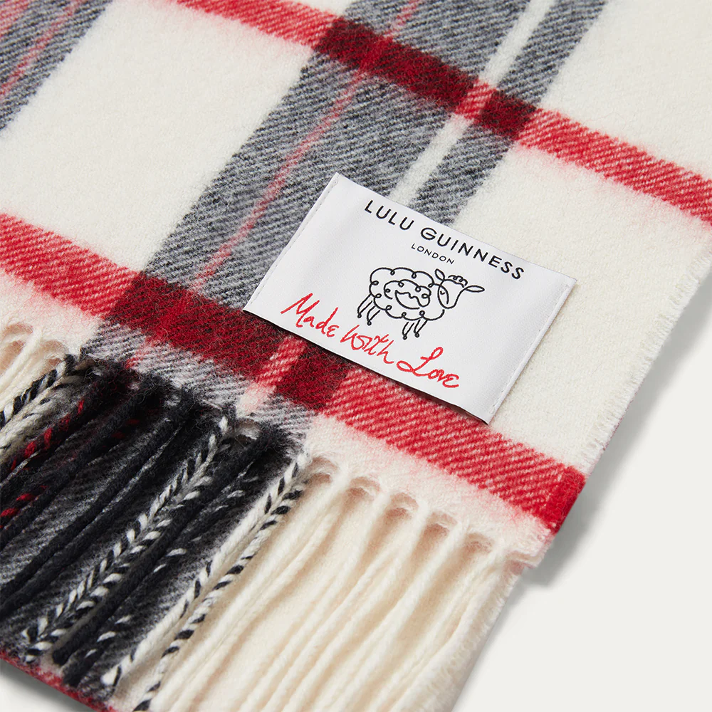 LULU TARTAN WOOL SCARF & KAI GLOVE SET - Image 4