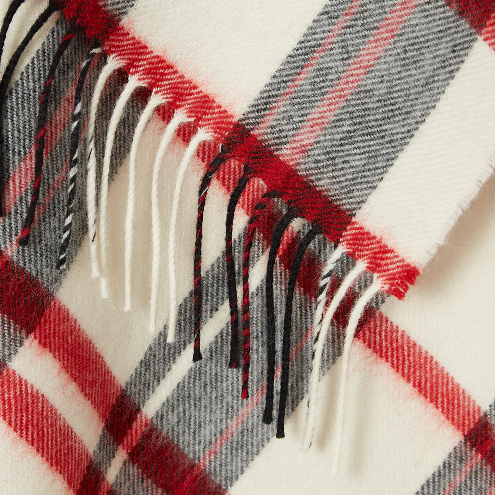 LULU TARTAN WOOL BLANKET THROW - Image 3