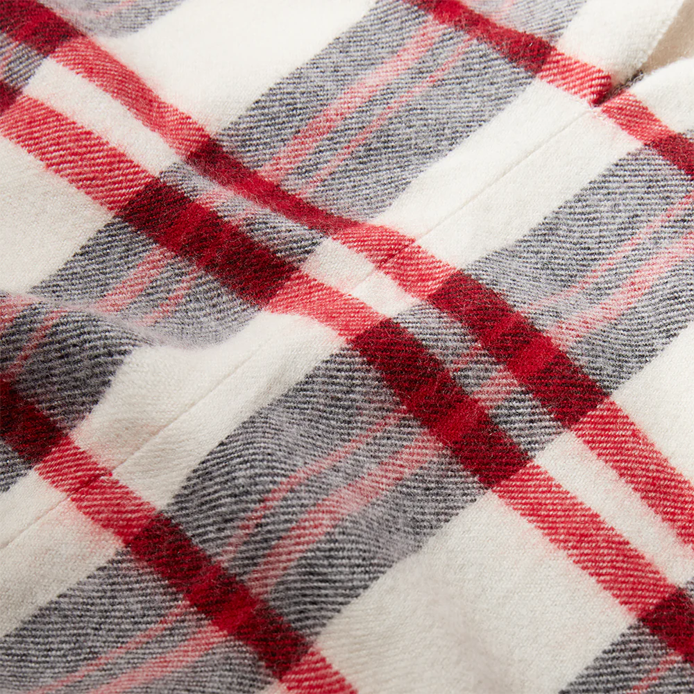 LULU TARTAN WOOL PONCHO - Image 3