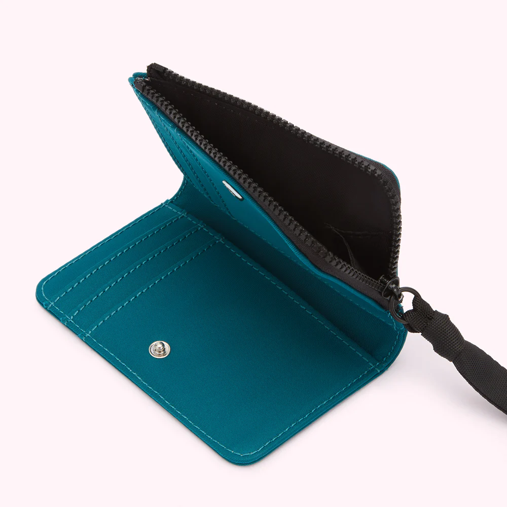 VERDIGRIS GREEN NYLON MILA WALLET - Image 4