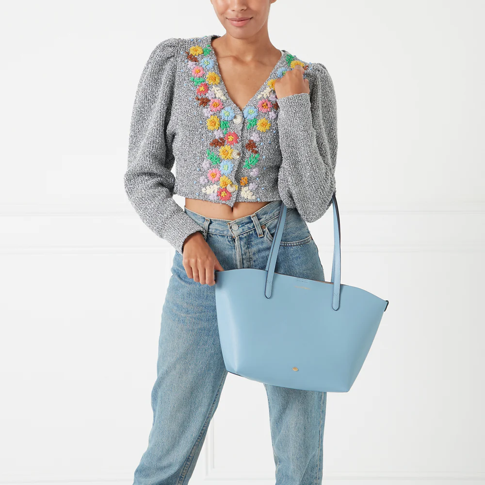 WEDGEWOOD LEATHER SMALL IVY TOTE BAG - Image 7