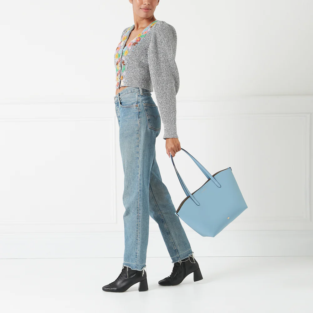 WEDGEWOOD LEATHER SMALL IVY TOTE BAG - Image 8