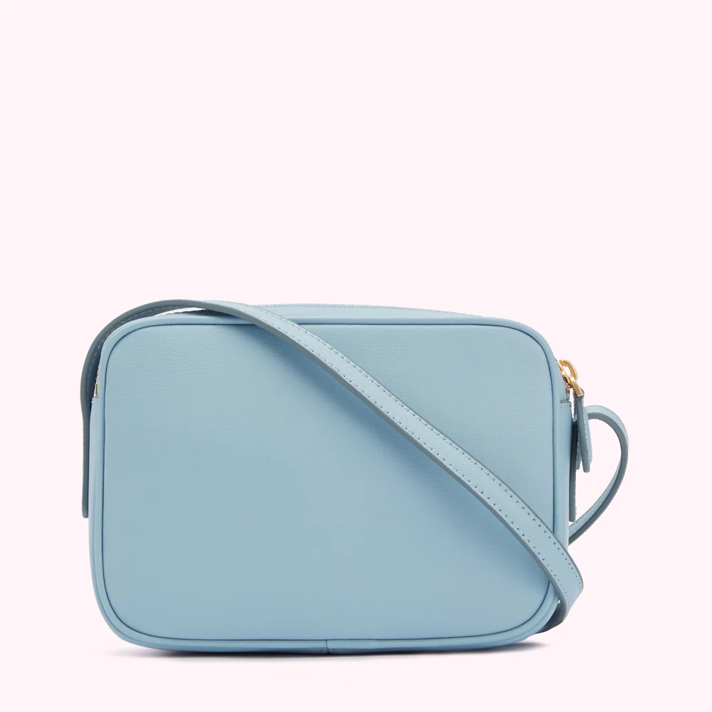 WEDGEWOOD BLUE LEATHER COLE CROSSBODY BAG - Image 3